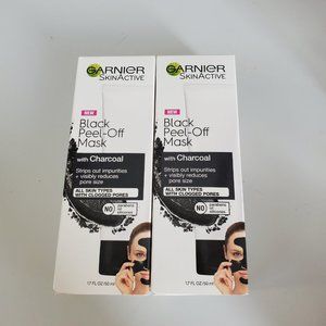 Garnier SkinActive black peel off mask with charcoal NWB